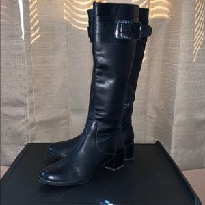 Tahari black boots